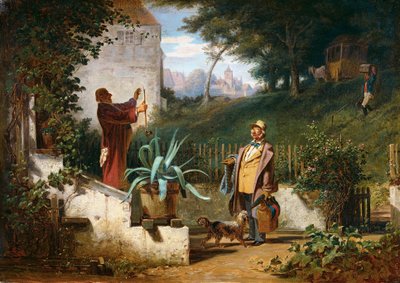 Childhood Friends by Carl Spitzweg